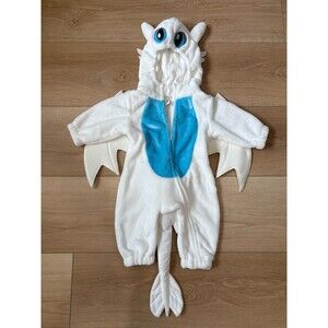 HSCTEK Infant Light Fury White Dragon Jumpsuit costume 6-9M same day ship